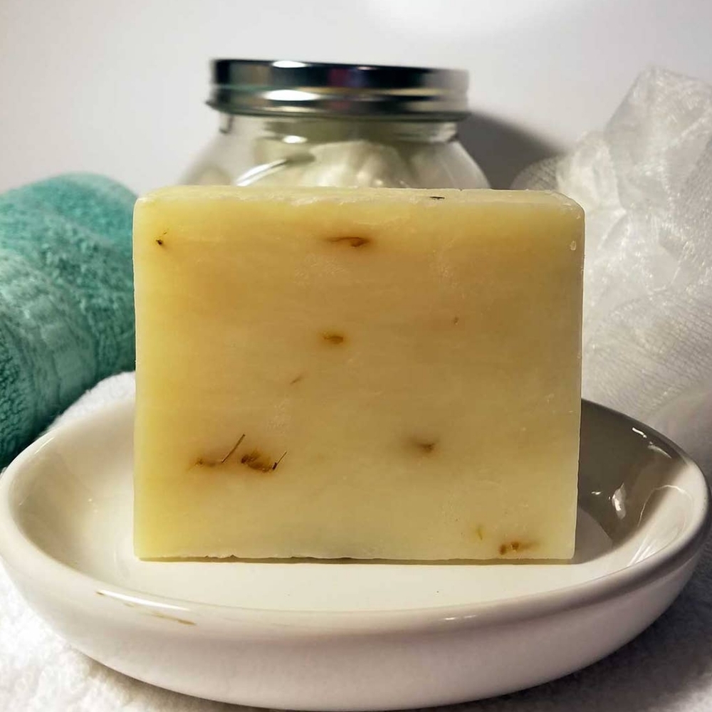 Unisex Soap. Aloe and calendula soap.